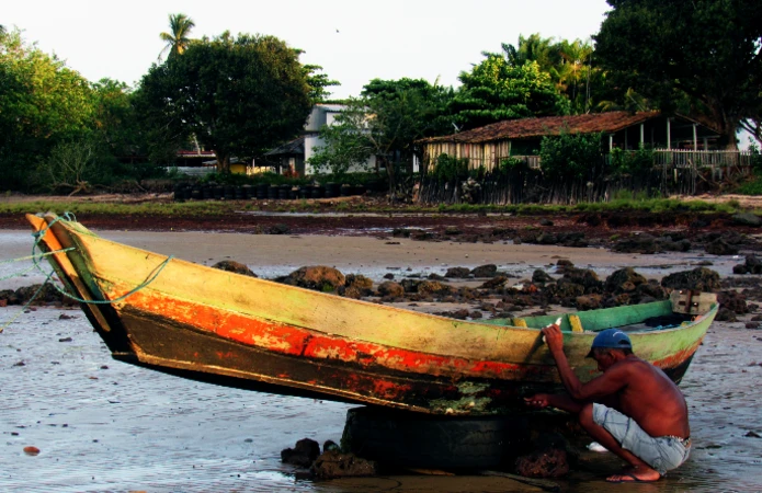 Pescador ribeirinho