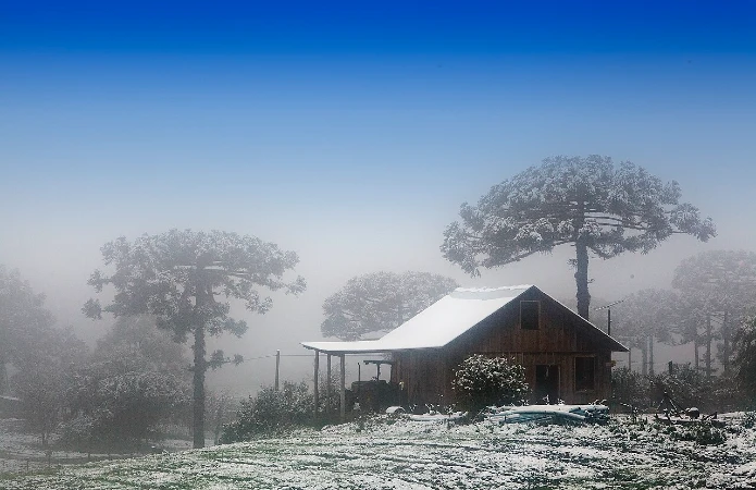 Neve no Brasil em Caxias do Sul