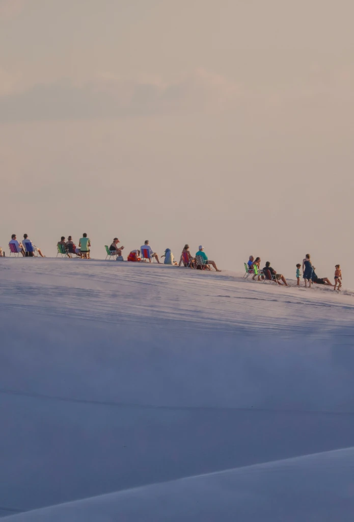 turistas no Lençóis Maranhenses